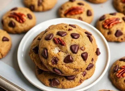 Biscuits chocolat noix de pacane
