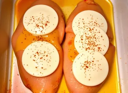 Poitrines de poulet au fromage