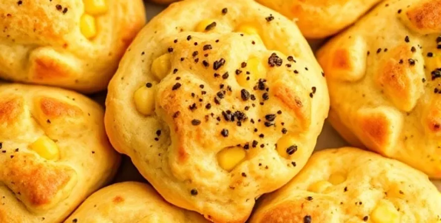Scones au maïs et poivre