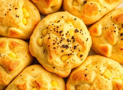 Scones au maïs et poivre