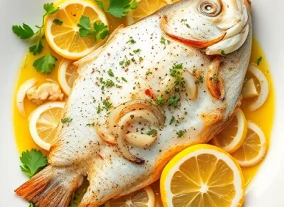 Tilapia au four au citron