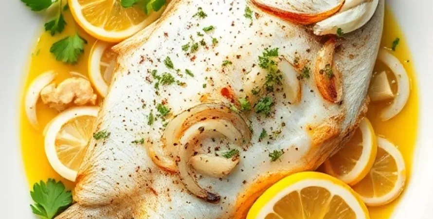 Tilapia au four au citron