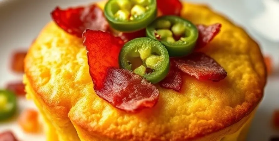 Cornbread au jalapeno et bacon