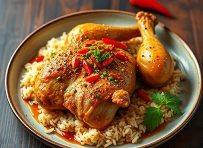 Poulet aux épices asiatiques