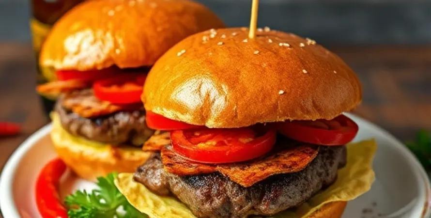Burgers à la bière