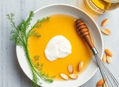 Vinaigrette au miel et aneth