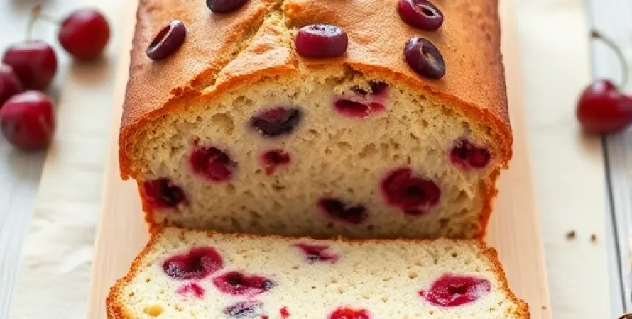 Pain au yogourt de cerise