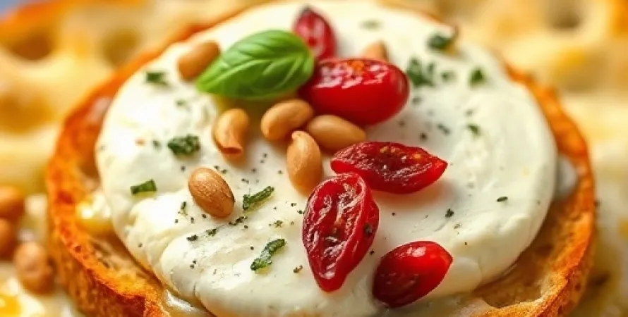 Brie aux pignons de pin