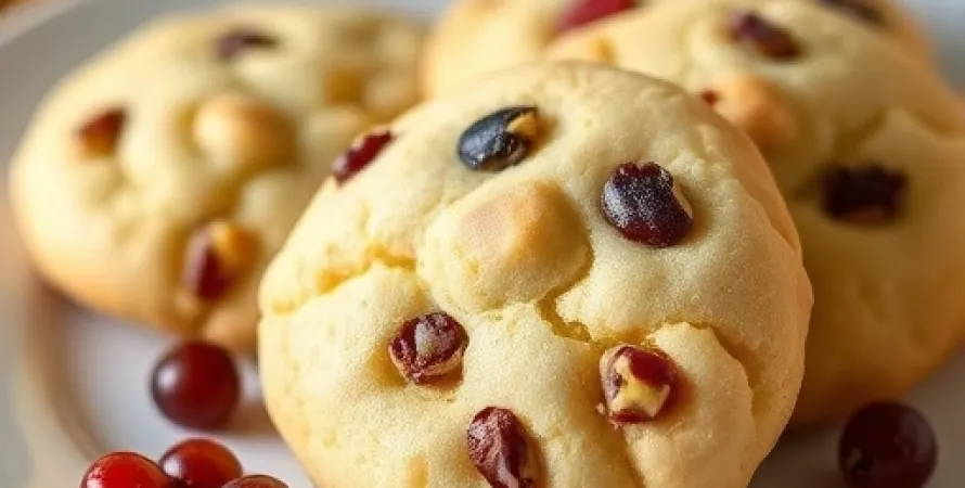 Cookies au citron et aux courants