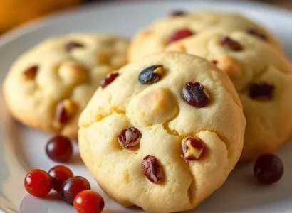 Cookies au citron et aux courants