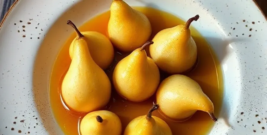 Poires au gingembre