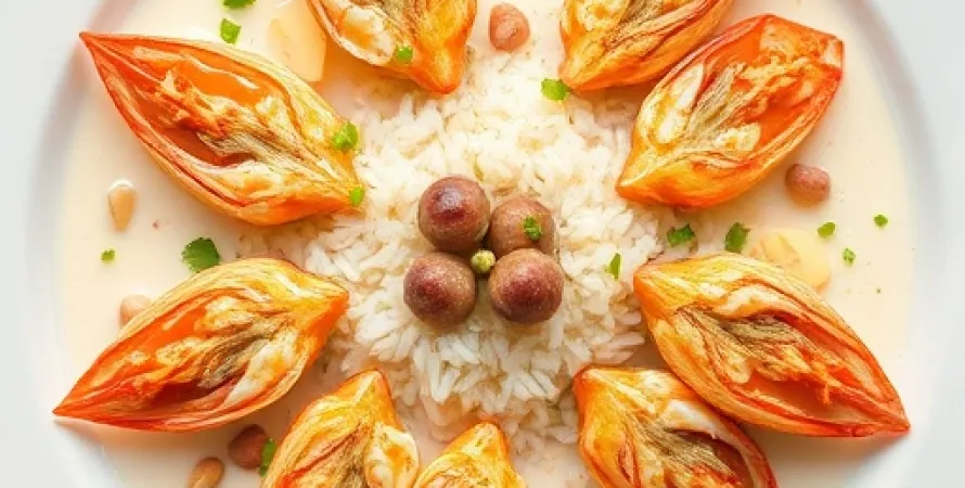 Crevettes au lait de coco épicé