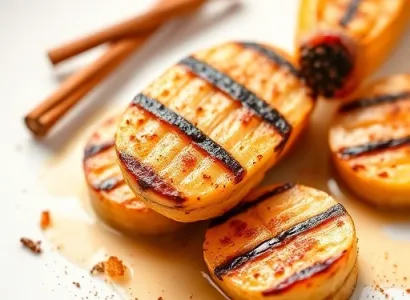 Bananes grillées au sucre de cannelle