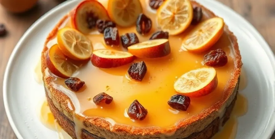 Torte aux noix du Brésil et figues