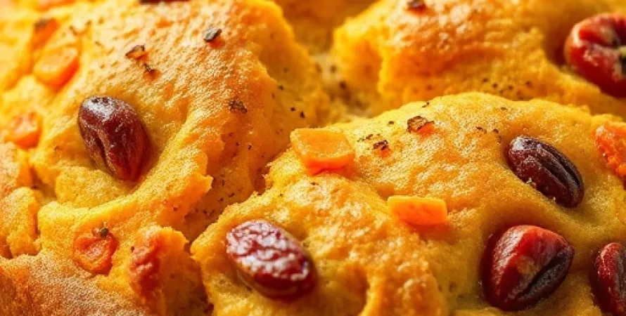 Pain au carrot et fruits secs