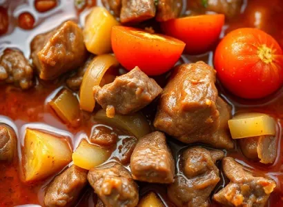 Boeuf aux tomates