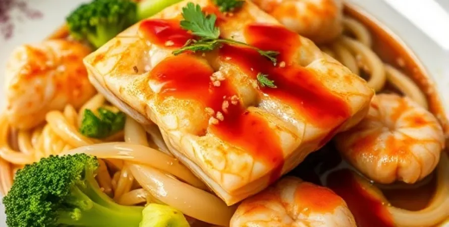 Poisson et brocolis sauté