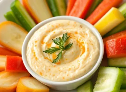 Trempe fromage pour légumes