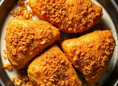 Poulets frits au four