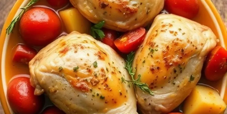 Potage de dinde aux tomates