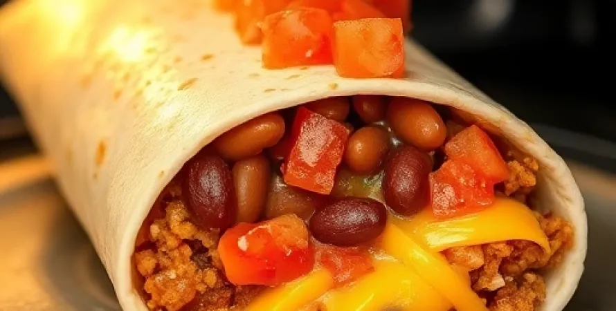 Burrito au Haricot Refrit
