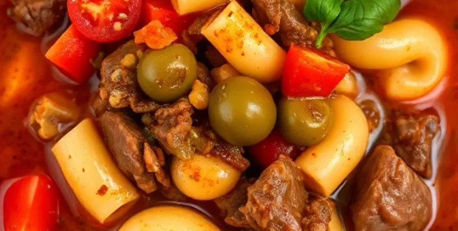 Potage de boeuf épicé