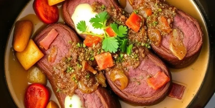 Rouladen de boeuf au crockpot