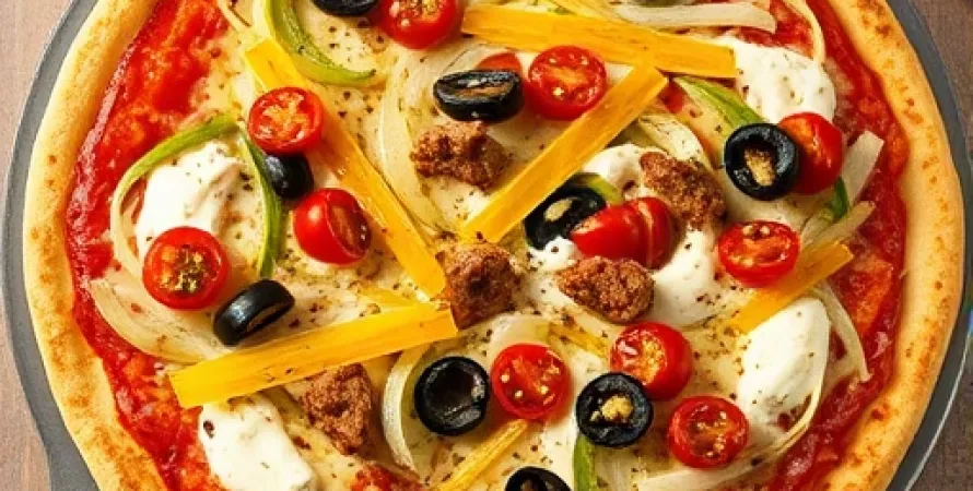 Pizza Taco au Fromage Cheddar