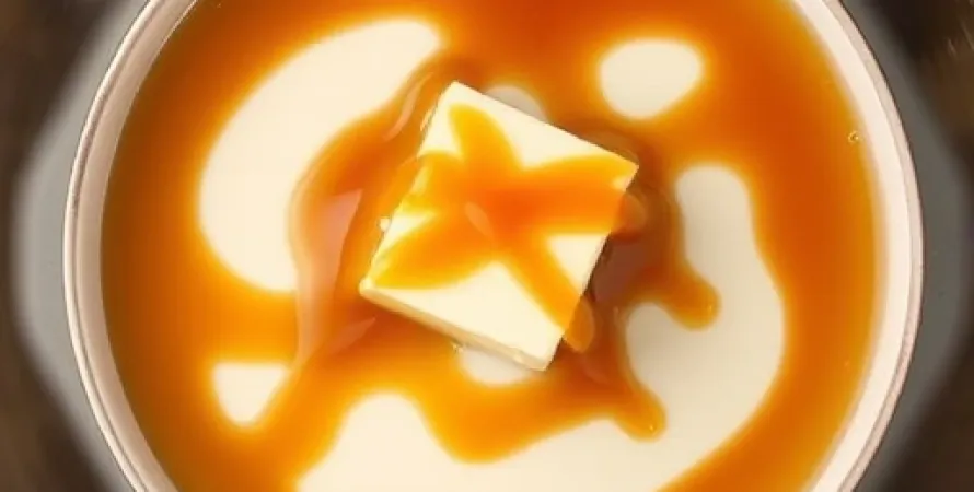 Sirop au caramel au lait caillé