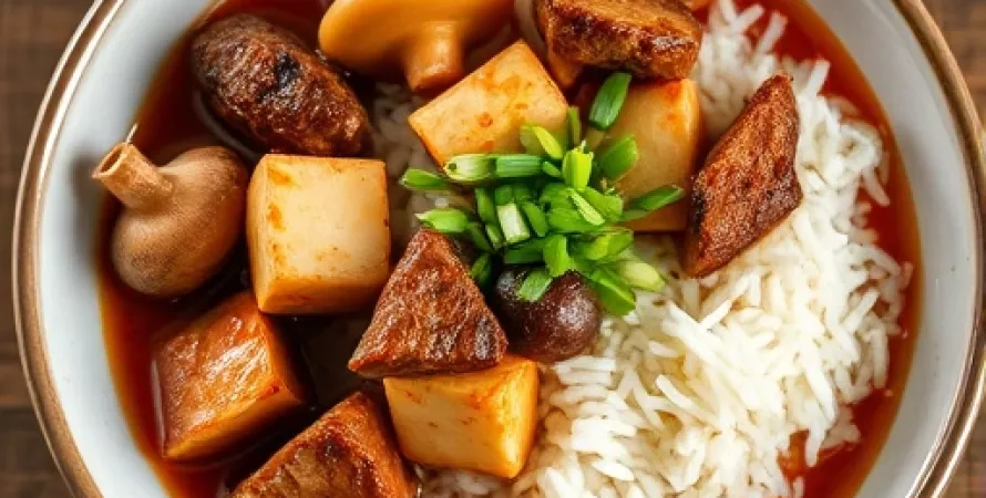 Pô tofu de porc aux shiitake