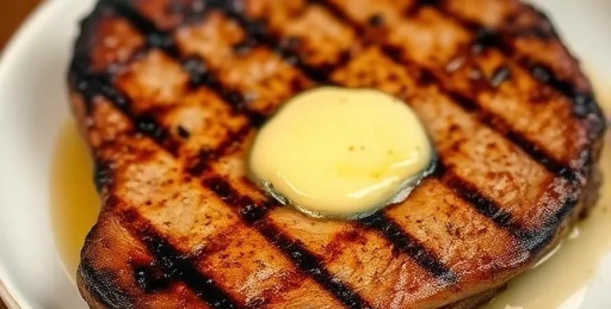 Steak Grillé au Beurre
