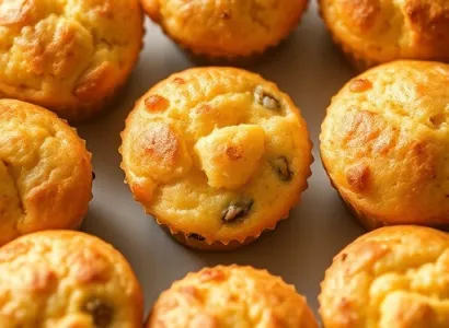 Muffins de maïs aux fromages