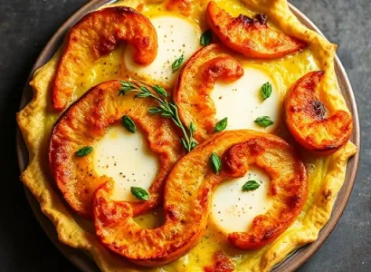 Gratin de poivrons, épinards et fromages