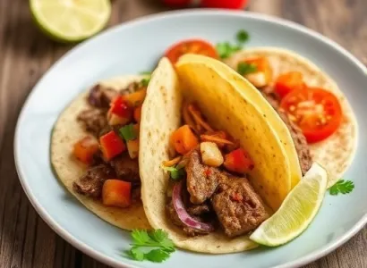 Tacos de boeuf léger