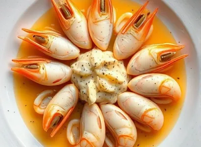 Crevettes au vanille et poivre