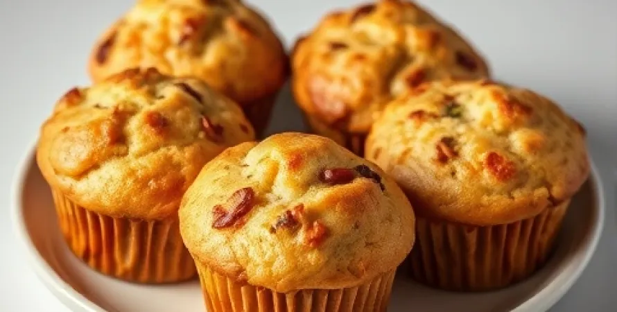 Muffins au fromage et piment chipotle