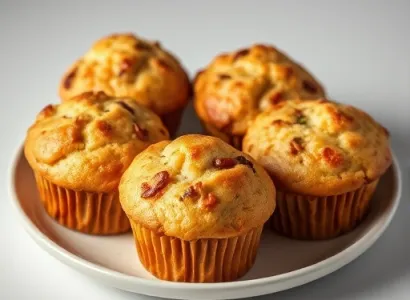 Muffins au fromage et piment chipotle
