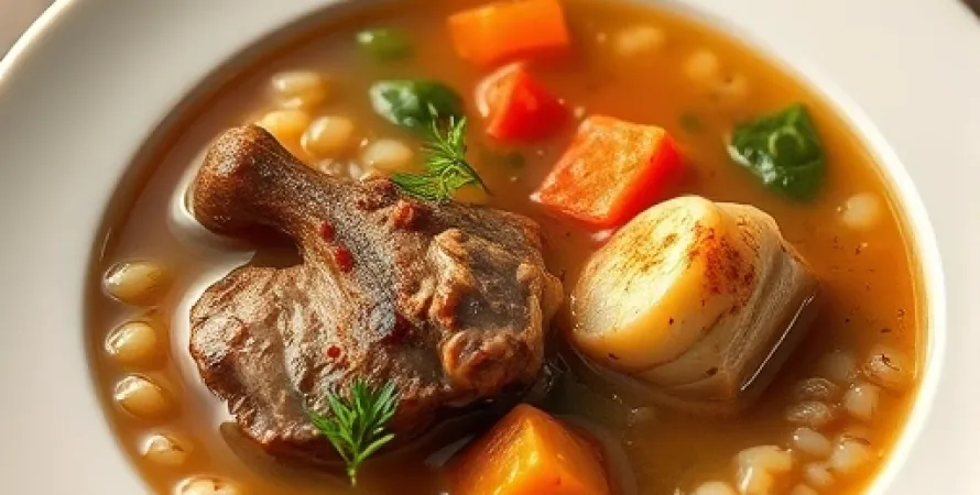 Potage Écossais au Lamb
