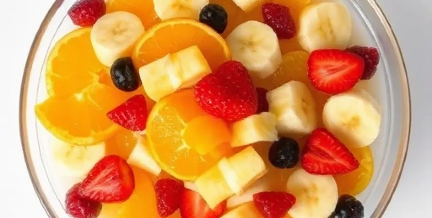 Salade de fruits gelifiés