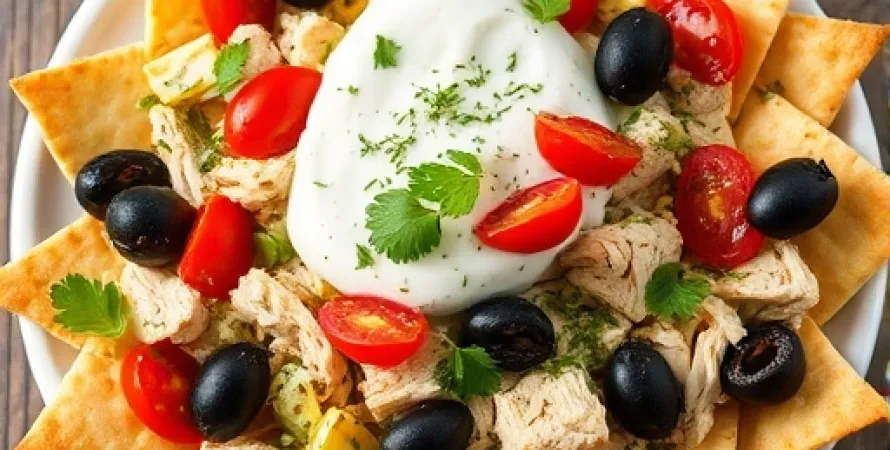 Nachos grecs allégés
