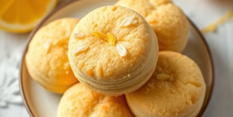 Biscuits au citron sans sucre