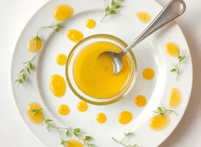 Vinaigrette miel et moutarde