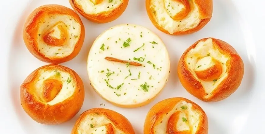 Petits Rouleaux au Fromage et aux Herbes
