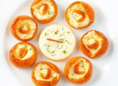 Petits Rouleaux au Fromage et aux Herbes