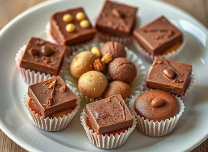 Petits paquets de fudge