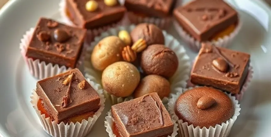 Petits paquets de fudge