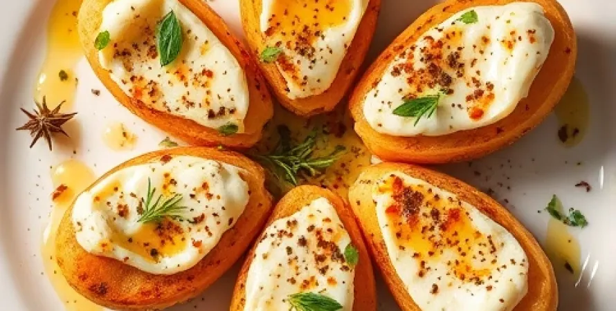 Poivrons farcis au fromage