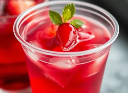 Gélo de Cranberry et Pomme Verte
