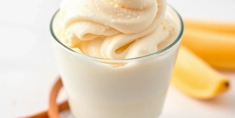 Glace fraîche à la vanille
