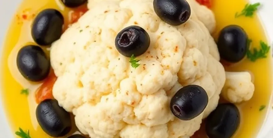 Chou-fleur aux olives